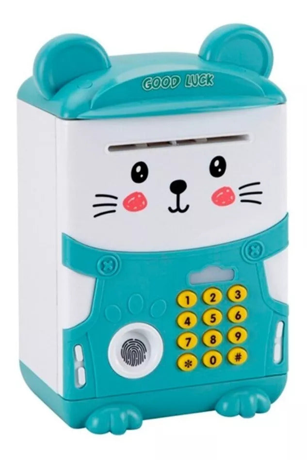 Alcancía Gato Ahorro Automática Contrase