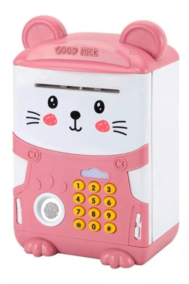 Alcancía Gato Ahorro Automática Contrase