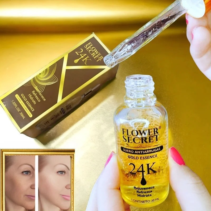 Masajeador Microcorriente + serum flower