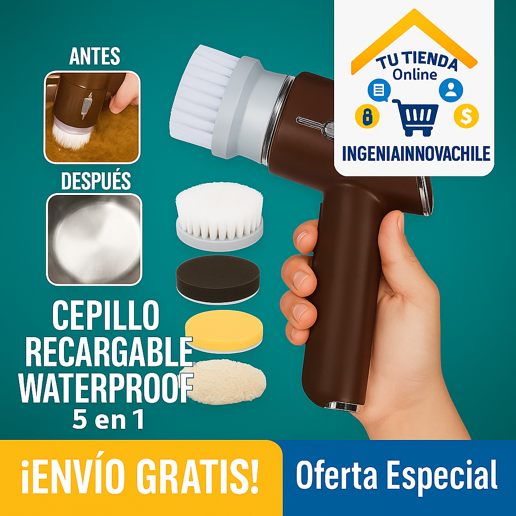M - TurboBrush™ Pro – Cepillo Eléctrico