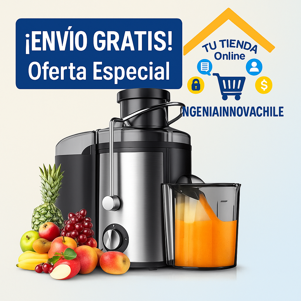 Extractor De Jugos Sumo Verduras Frutas
