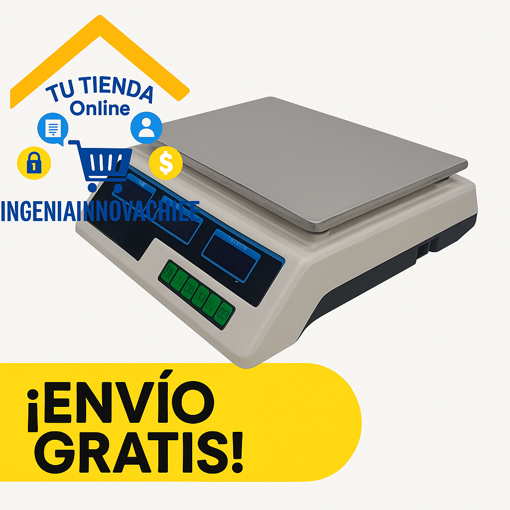 Balanza Comercial para Charcutería 40 kg