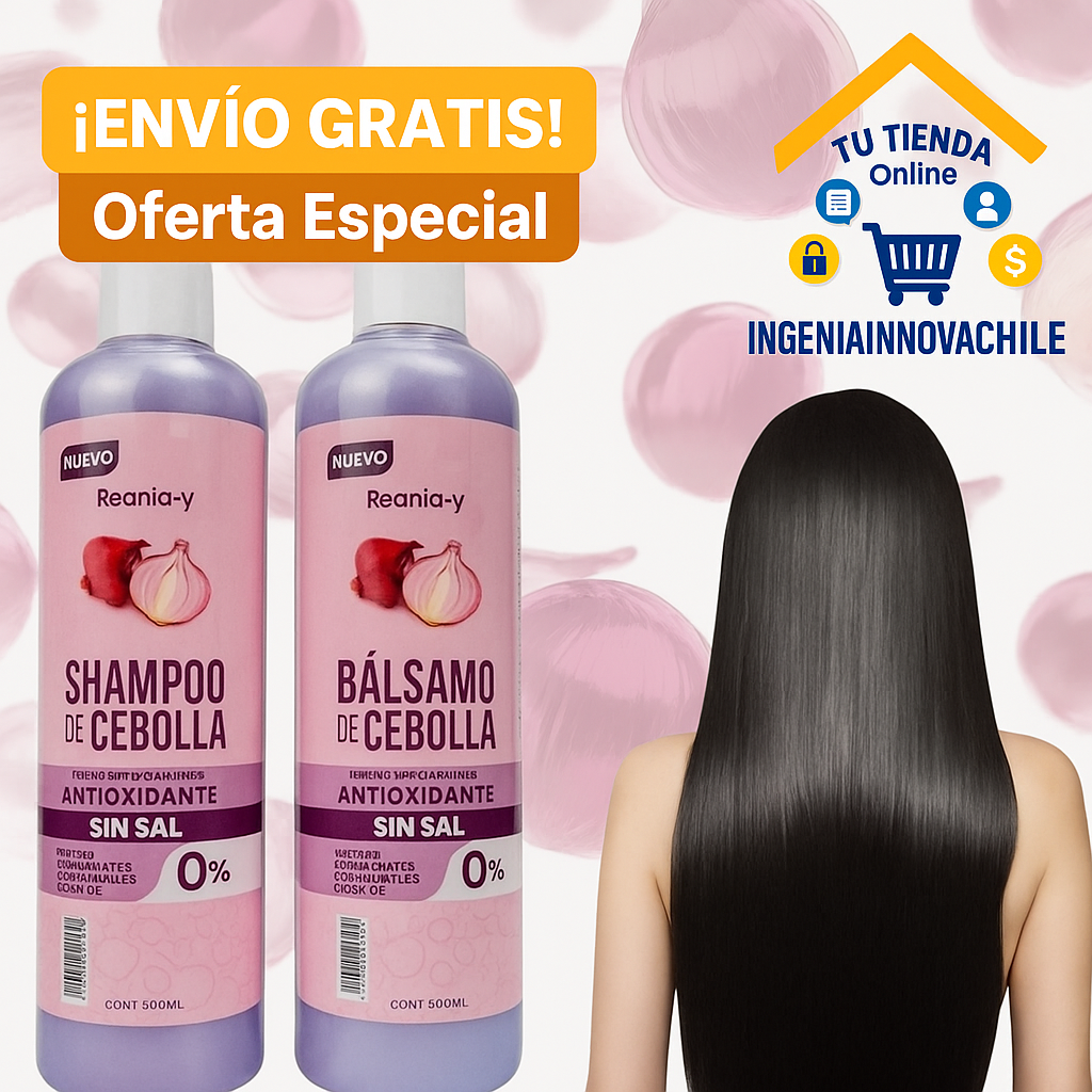 Shampoo + Balsamo De Cebolla Alopecia