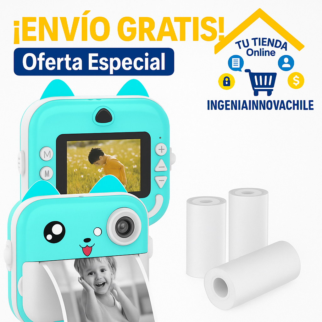 Mini Impresora Gatito Rosa