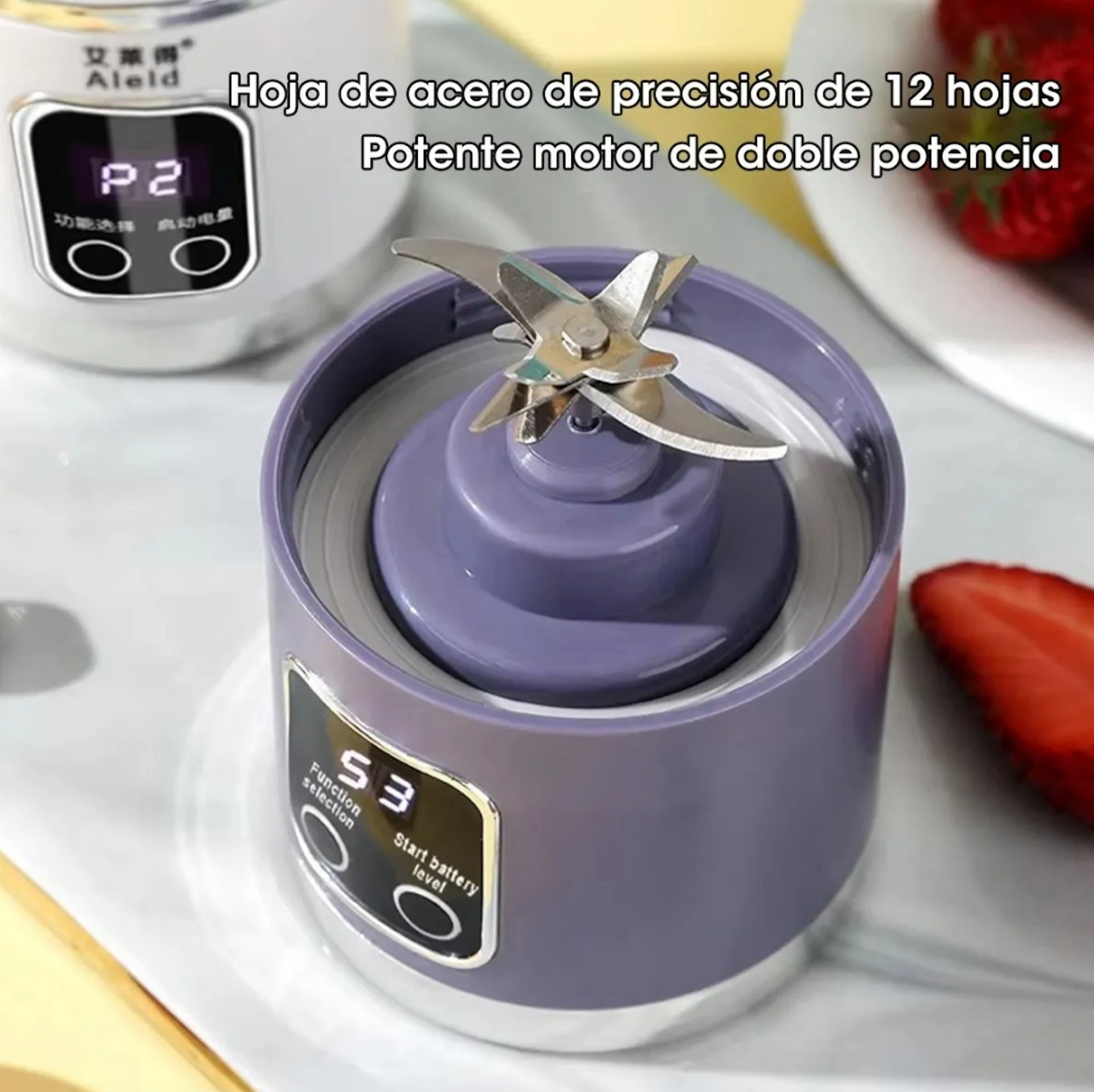 Licuadora Procesadora Portatil Usb Jugos