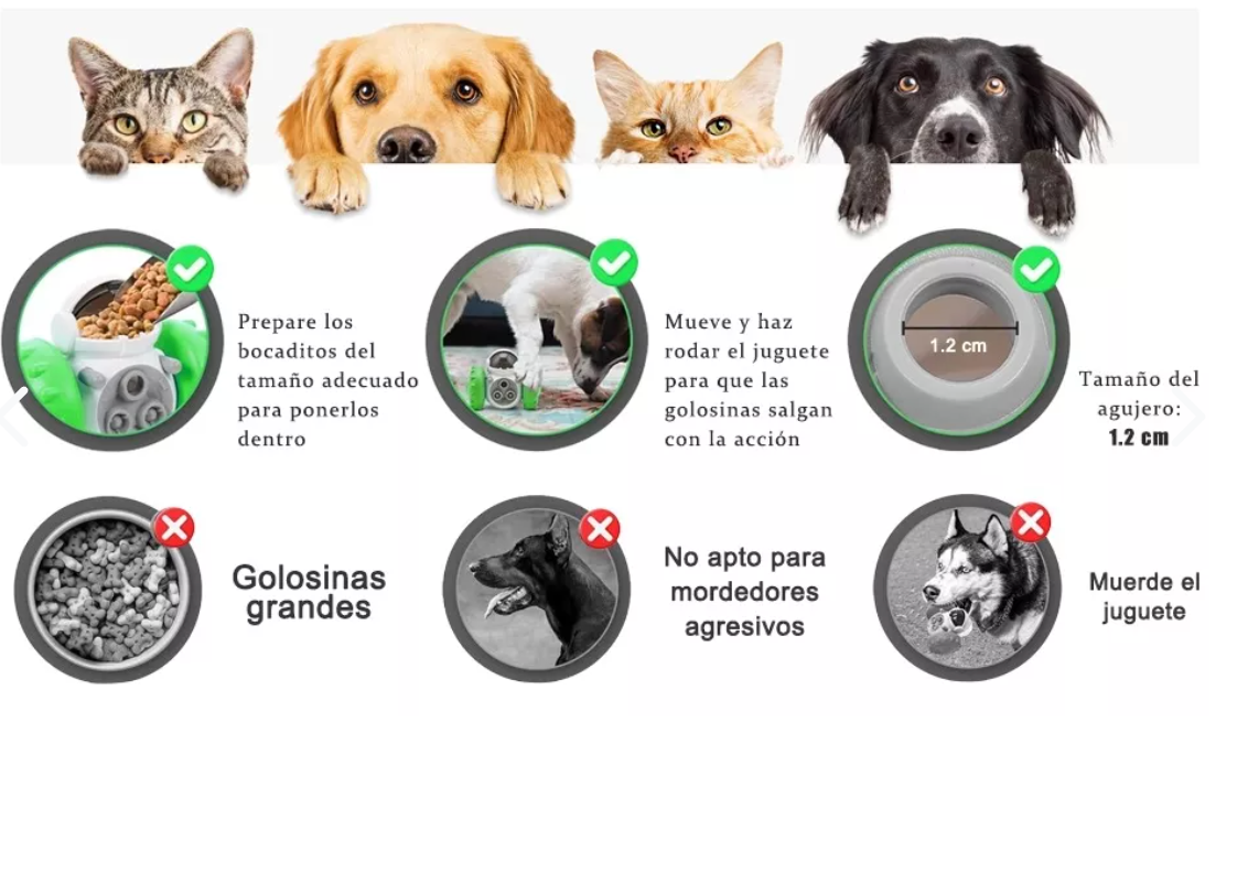 Juguete Perro Dispensador De Alimento