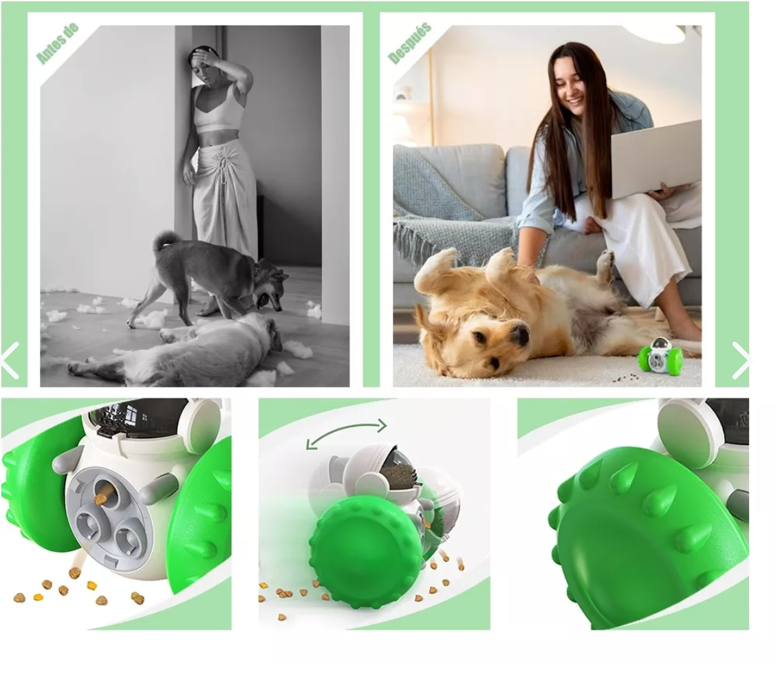 Juguete Perro Dispensador De Alimento